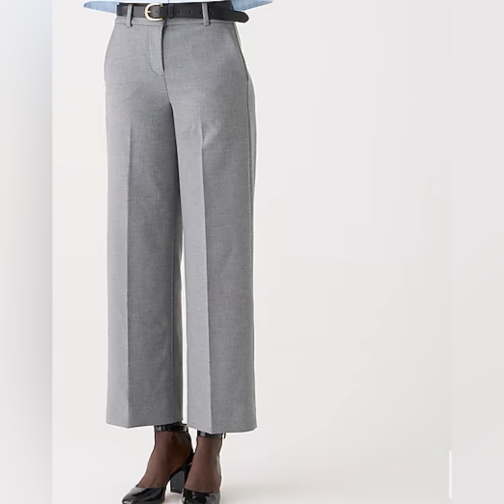 J Crew Sydney wide leg pant - Grey Sz 6